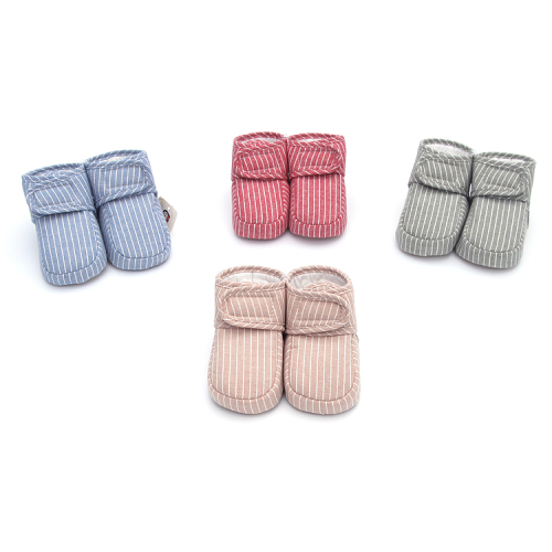 Snow Baby Single Shoes Do Not Fall off Shoes Stripes 