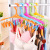 Word 8 clothes drying rack household plastic drying rack windbreaker rack anti-skid underwear socks drying clip