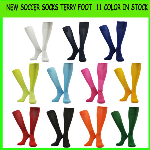 cross-border exclusive for men‘s football socks non-slip long thin towel bottom socks football men‘s over-the-knee sports socks