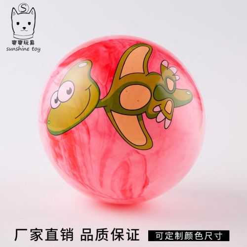 factory direct customized a variety of cute cloud labeling pvc dinosaur expressions ball cartoon inflatable toy watermelon ball