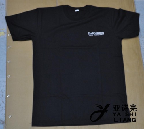factory customized thickened short-sleeved cotton t-shirt badge logo undershirt