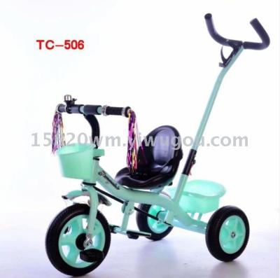 Tricycle manufacturers direct new one-button installation of children's baby trolleys 2-5-year-old toys