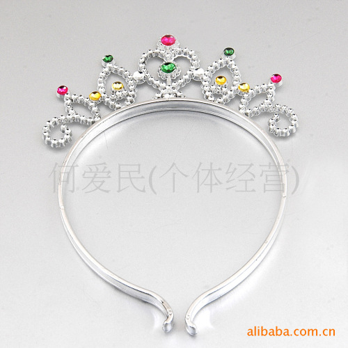 Factory Direct Sales All Kinds of Flat Crown Flat Feather Crown Fine Workmanship Mini Crown Can Be Customized 