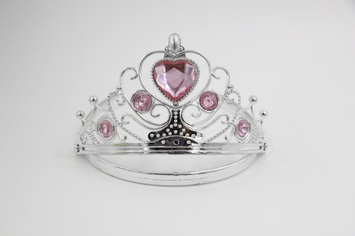 electroplated diamond split crown princess headband peach heart crown party supplies elsa crown halloween supplies