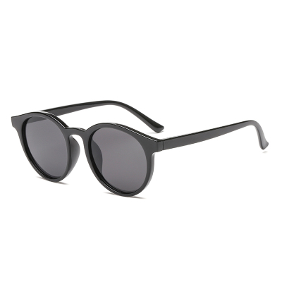 Sunglasses ladies fashionable retro round frame rice white sunglasses