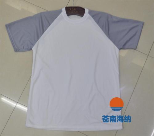 180G Sweat-Wicking Cloth Bird‘s Eye Cloth Pure White T-shirt Printed Blank round T-shirt Advertising Shirt Business Attire Factory