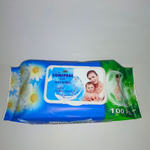 Baby Wipes 100 Drawers with Lid Hand Mouth Wholesale Fragrance-Free Newborn Baby Child Baby Butt Wet Towel