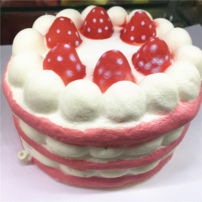 Foreign trade new squishy slow simulation toy PU slow recovery simulation strawberry cake