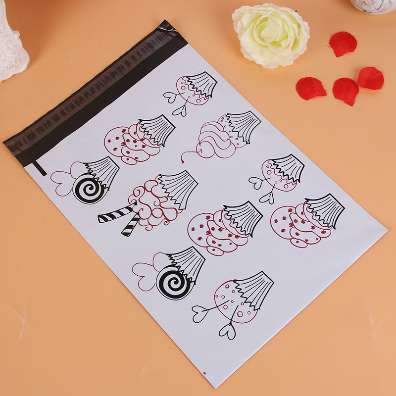 White PE Taobao Express Logistics Packing bag Large Medium ...
