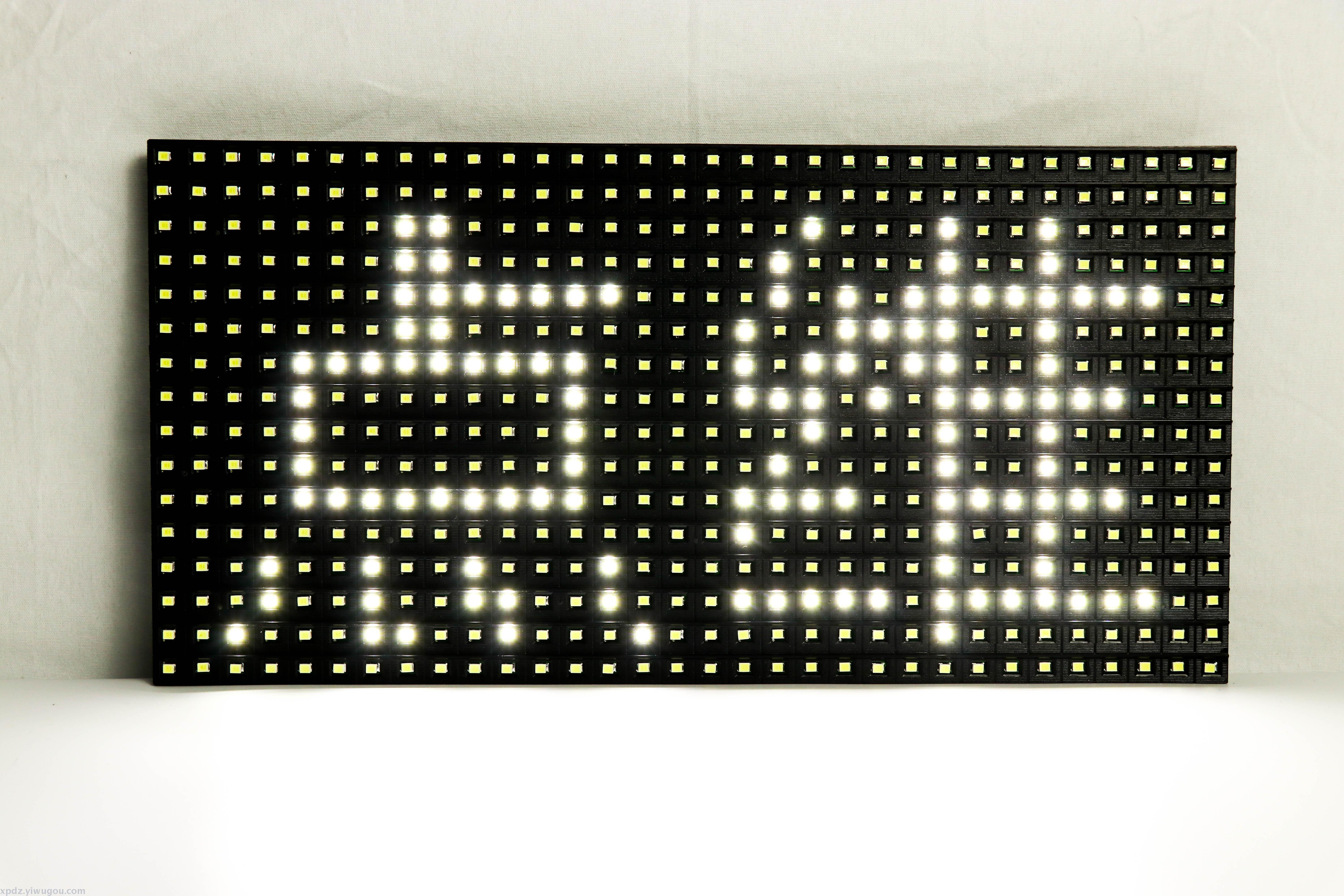 p10smd高亮耐用半户外单白led显示屏模组单元板