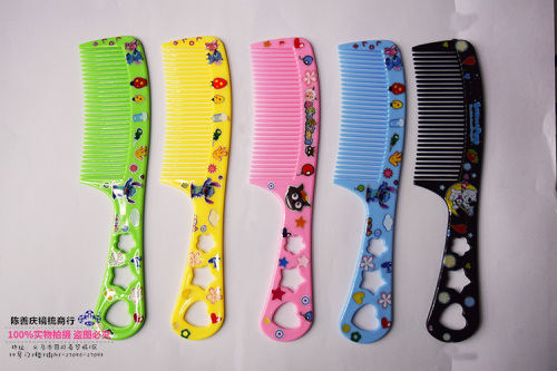Factory Direct Flat Comb Printing Comb Children Comb Little Girl Comb