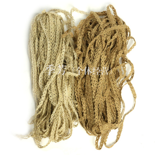 Factory Direct Lace Shoes Woven Flat Hemp Rope Decorative Hemp Thread clothing Shoes and Hats Lace
