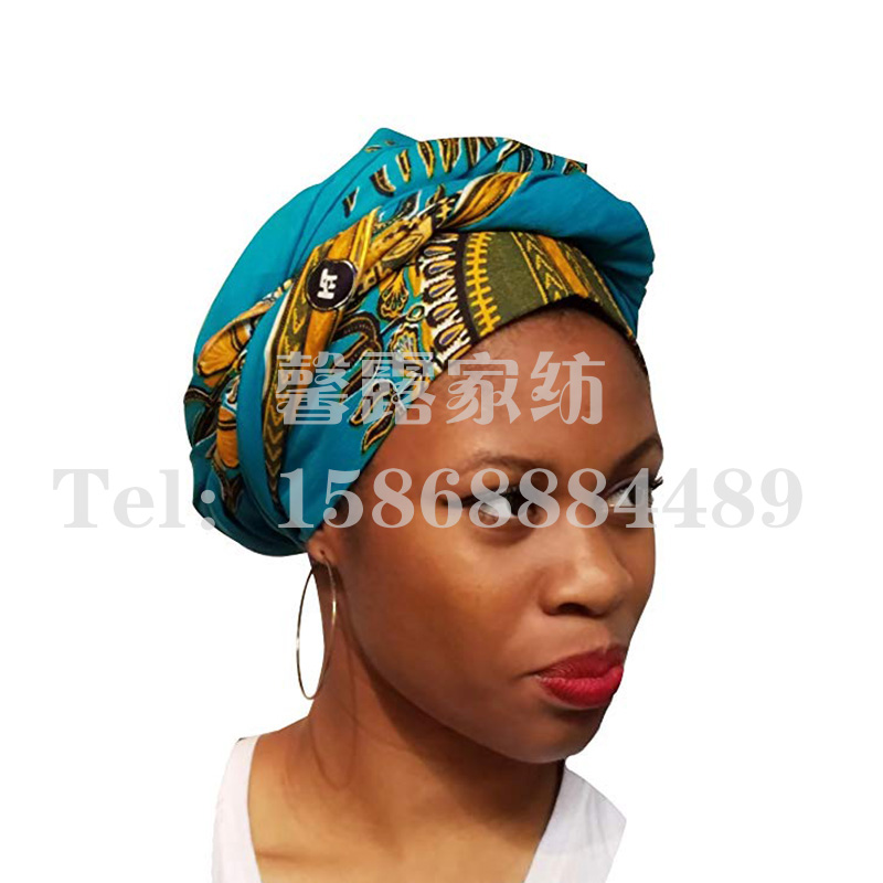 非洲头巾花纹图片