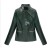 Middle aged leather jacket women's jacket motorcycle jacket Chinese lapel