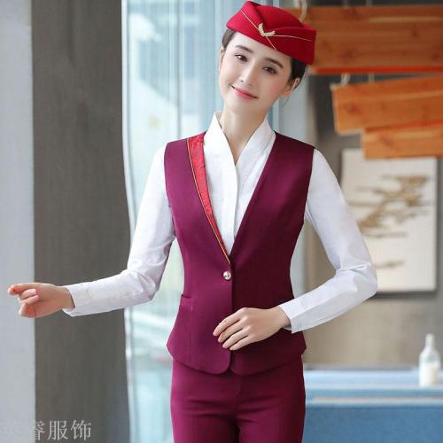 Business Suit Women‘s Fashionable Temperament Summer Workwear Korean Style Formal Suit Work Clothes Shirt and Overskirt Pants