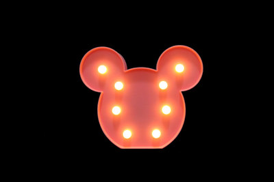 Supply Led Battery Box Creative Mickey Mouse Model Lamp Children S