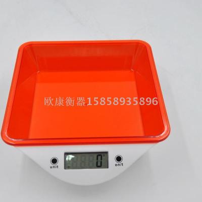 Hot selling kitchen scale baking electronic weighing scale mini scale large capacity multicolor