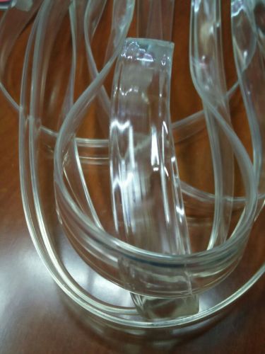 factory direct sales high quality and low price professional production pvc semicircle flat pvc transparent tube