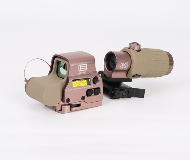 558 g33套装组合 增高快拆土豪金 内红点全息瞄准镜 黑色红色_格林