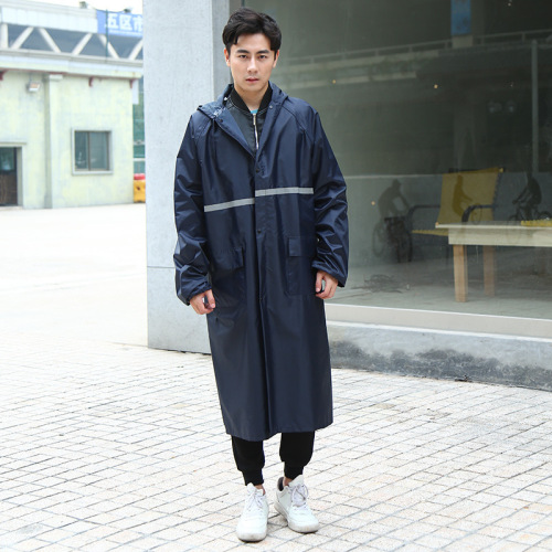 foreign trade new korean style adult raincoat fashion creative outdoor reflective waterproof coat anorak wholesale