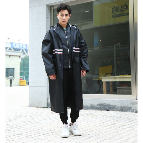 korean style new waterproof coat creative taobao poncho reflective stripe raincoat daily necessities department store wholesale customization