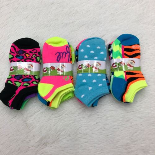 -8 Years Old Girls‘ Ankle Socks Students‘ Socks Invisible Socks Shallow Mouth Socks Socks Foreign Trade Socks Summer Athletic Socks 