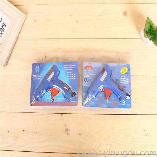 [guke] dghl glue gun small glue gun 20w switch with indicator light blue hot melt glue gun