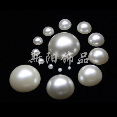 Yiwu wholesale half ball half round bead Pearl Beads clothing material 1.5mm-30mm accessories beads direct selling