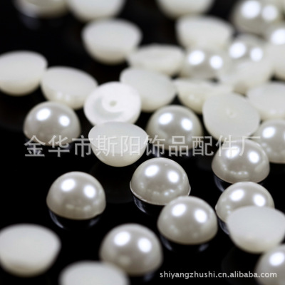 Abs semi-round imitation pearl wholesale DIY accessories 20mm semi-round imitation pearl mobile phone accessories stock supply