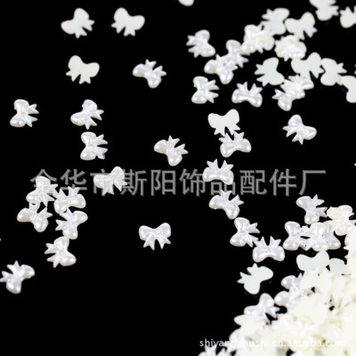 Wholesale paint iris plastic beads color butterfly accessories yiwu manufacturers direct supply spot