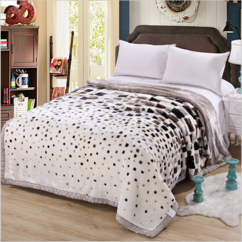 special offer wholesale 1.5 m winter super soft wedding laschel blanket thickened double-layer blanket one by one