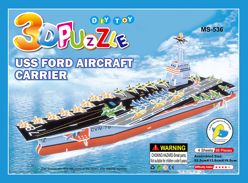 Supply Aircraft carrier jigsaw puzzle puzzle DIY 3D products