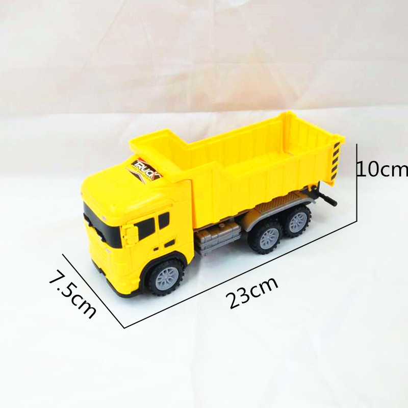 Children's educational toys bag children's plastic inertial engineering dump truck toys