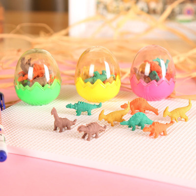 Dinosaur egg eraser elementary school cartoon gifts creative stationery learning supplies cute little toy eraser