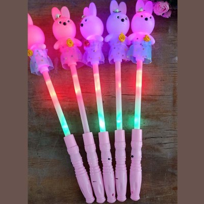 Luminous bear flash stick LED glow stick magic fairy wand night market creative children's street stall