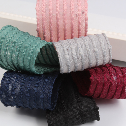 south korea imported ribbon single-sided striped popcorn ribbon bouquet packaging ribbon gift cake clothing accessories