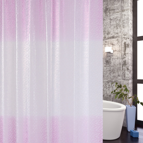 [baihao] direct sales new gradient color bathroom door curtain eva waterproof mildew-proof shower curtain partition door curtain