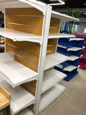 Slot shelves in supermarkets