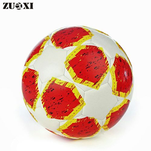 Zuo Xi Factory Direct Sales No. 5 Football 2018 European PVC Machine-Sewing Soccer
