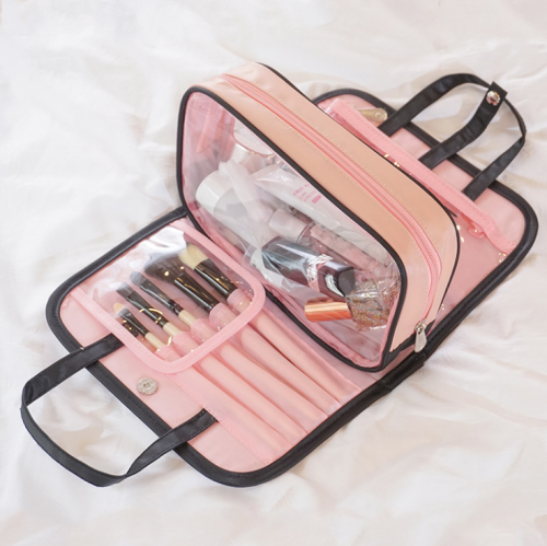 Travel Wash Bag Portable Business Trip Storage Bag Cosmetic Storage Bag Large Capacity Two-in-One Cosmetic Bag