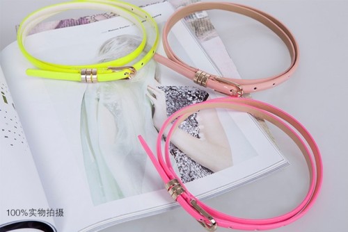 Belt Women‘s Fashion Korean Style Candy Color Waist Chain All-Match Women‘s Fashion Decoration Belt Women‘s Small