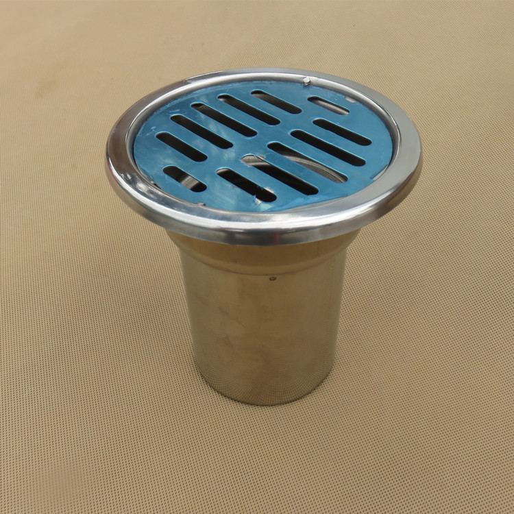 87型不锈钢户外天台地漏防阻塞雨水斗阳台室外露台花园防堵地漏盖_奥