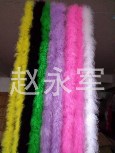 factory wholesale supply high quality feather strip turkey wool tops wedding decorative feather