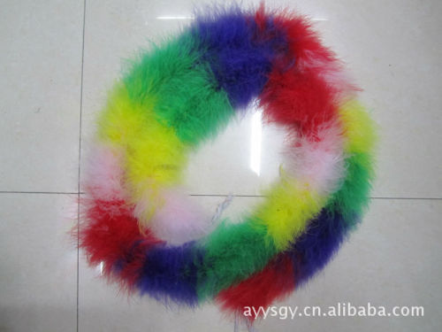 Feather Processing Feather Dyeing special Total Feather and Velvet Strip Section Colorful and Gold and Silver Silk Ordinary Bold
