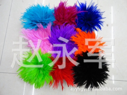 supply chicken feather color feathers of different sizes specializing in the production of feather crafts