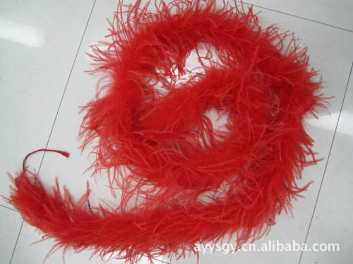 Our Factory Specializes in Producing High Quality Ostrich Wool Tops Feather Strip Stage Decorative Feather