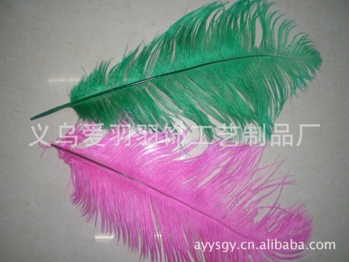 factory direct supply ostrich hair 20-25cm color wedding stage mask ostrich feather a large number of stock