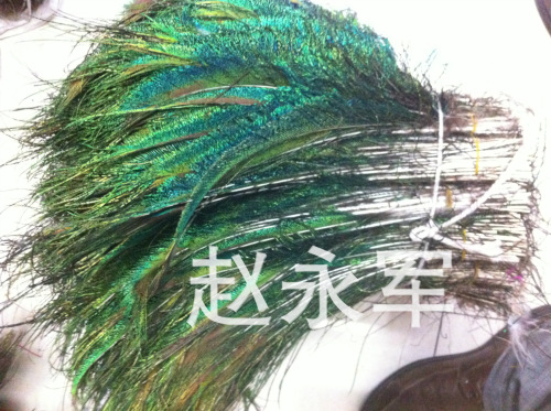 Factory Supply High Quality Peacock Feather DIY Feather Vase Flower Arrangement Decoration Feather Natural Peacock Side Hair