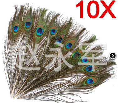 supply natural peacock hair/30cm indian blue peacock/feather wedding flower arrangement feather