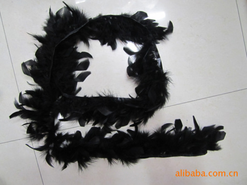 Manufacturers Produce a Large Number of New Styles Feather Strips Feather Woven Belt Sales Imported Ostrich Hair Ribbon 